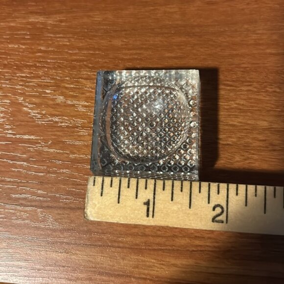 Antique Salt Cellars Salt Dips glass clear crystal open faced . 7 total - Picture 3 of 3